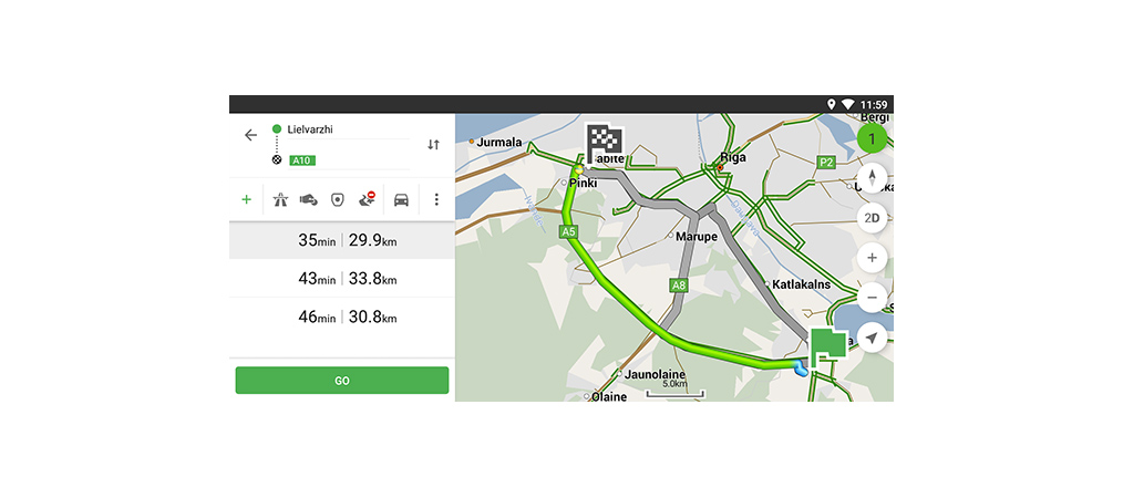 Navitel Navigator. Albānija, Bosnija un Hercegovina, Horvātija, Ziemelmakedonija, Melnkalne, Serbija, Slovēnija