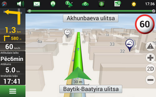 Navitel Navigator. Kirgizstānā